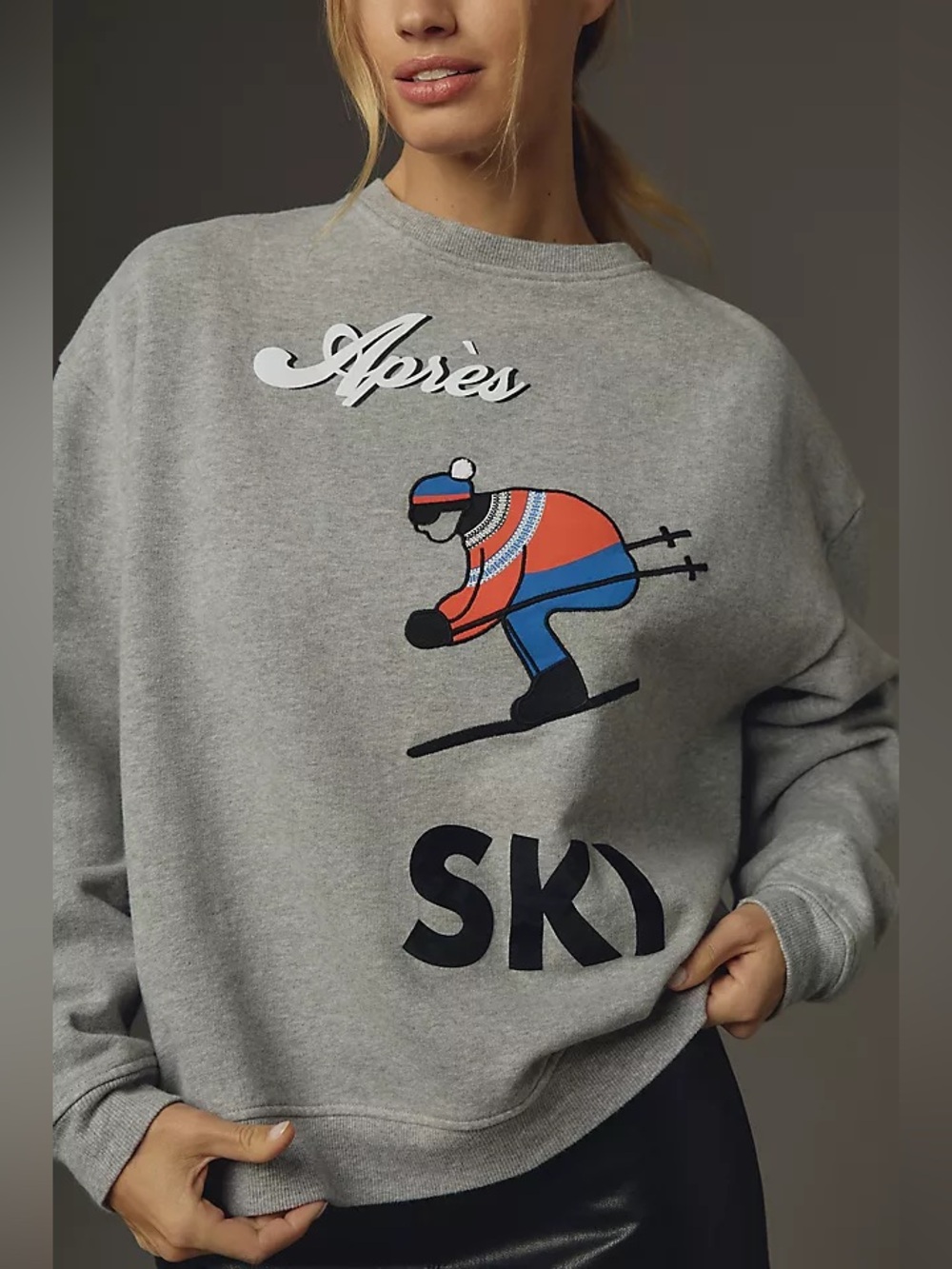 Anthropologie KULE The Raleigh Après Ski Sweatshirt | Medium